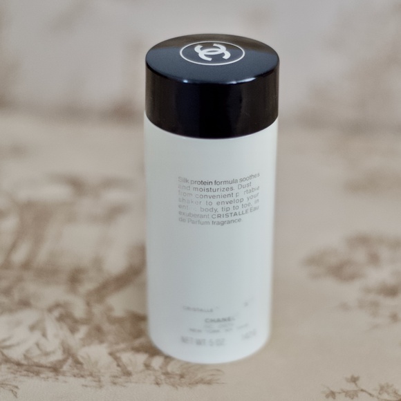 Rare Vintage CHANEL CRISTALLE Talc Bath Powder - Picture 5 of 12